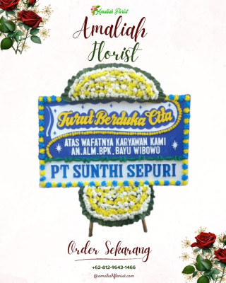 Papan Bunga Duka di Toboko